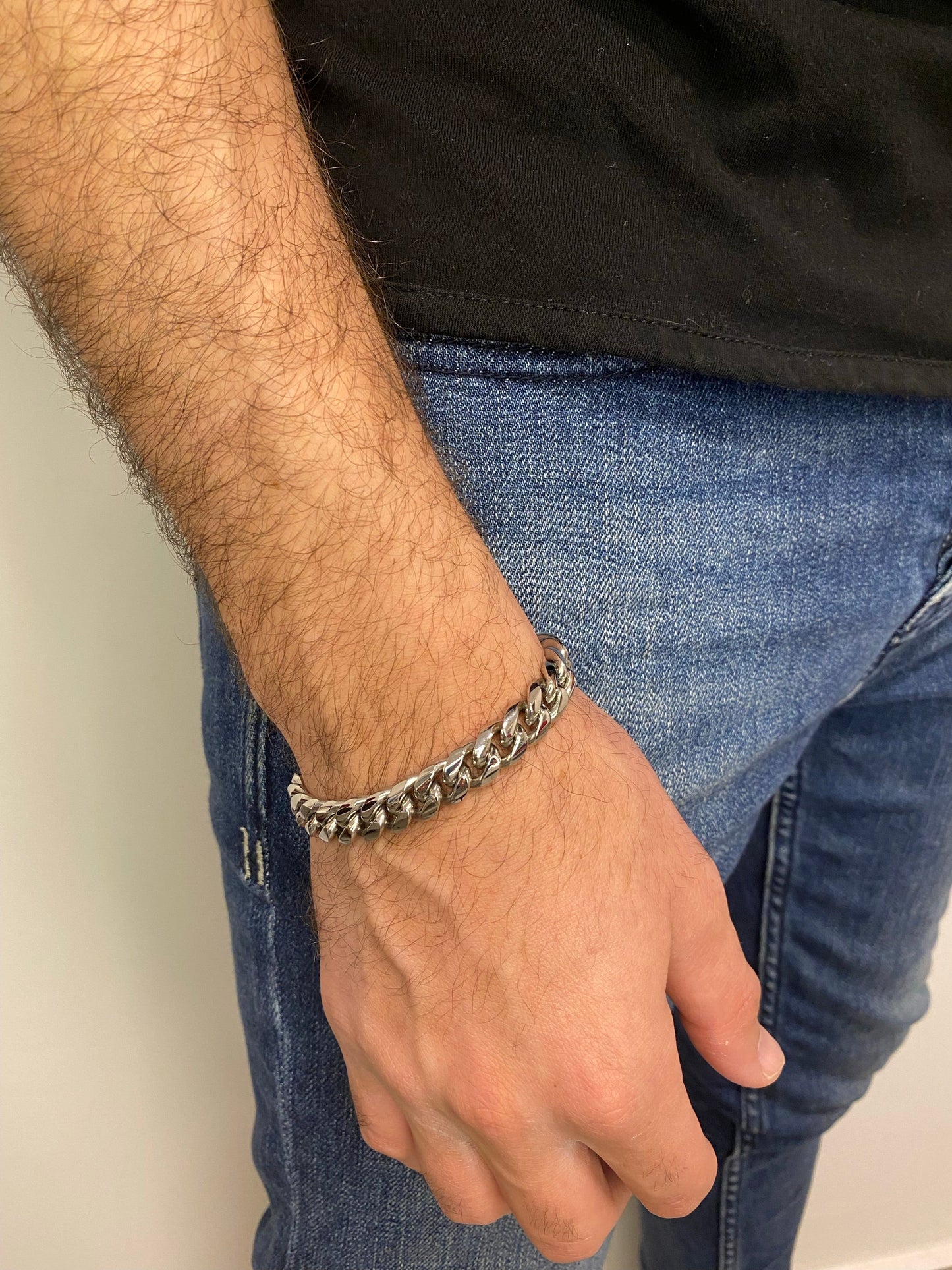 CUBAN BRACELET 10MM - SILVER - Guti Romero
