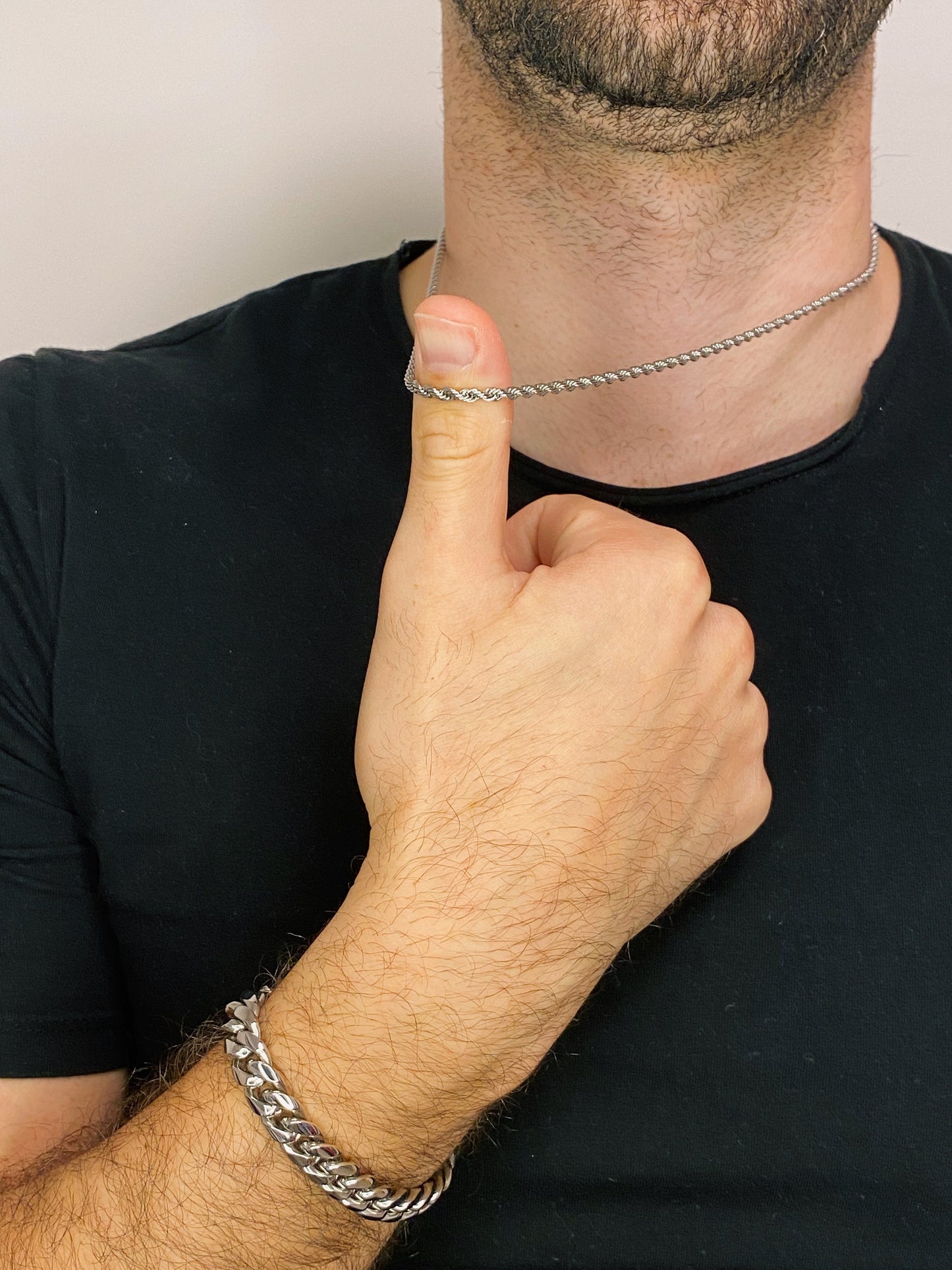 CUBAN BRACELET 10MM - SILVER - Guti Romero