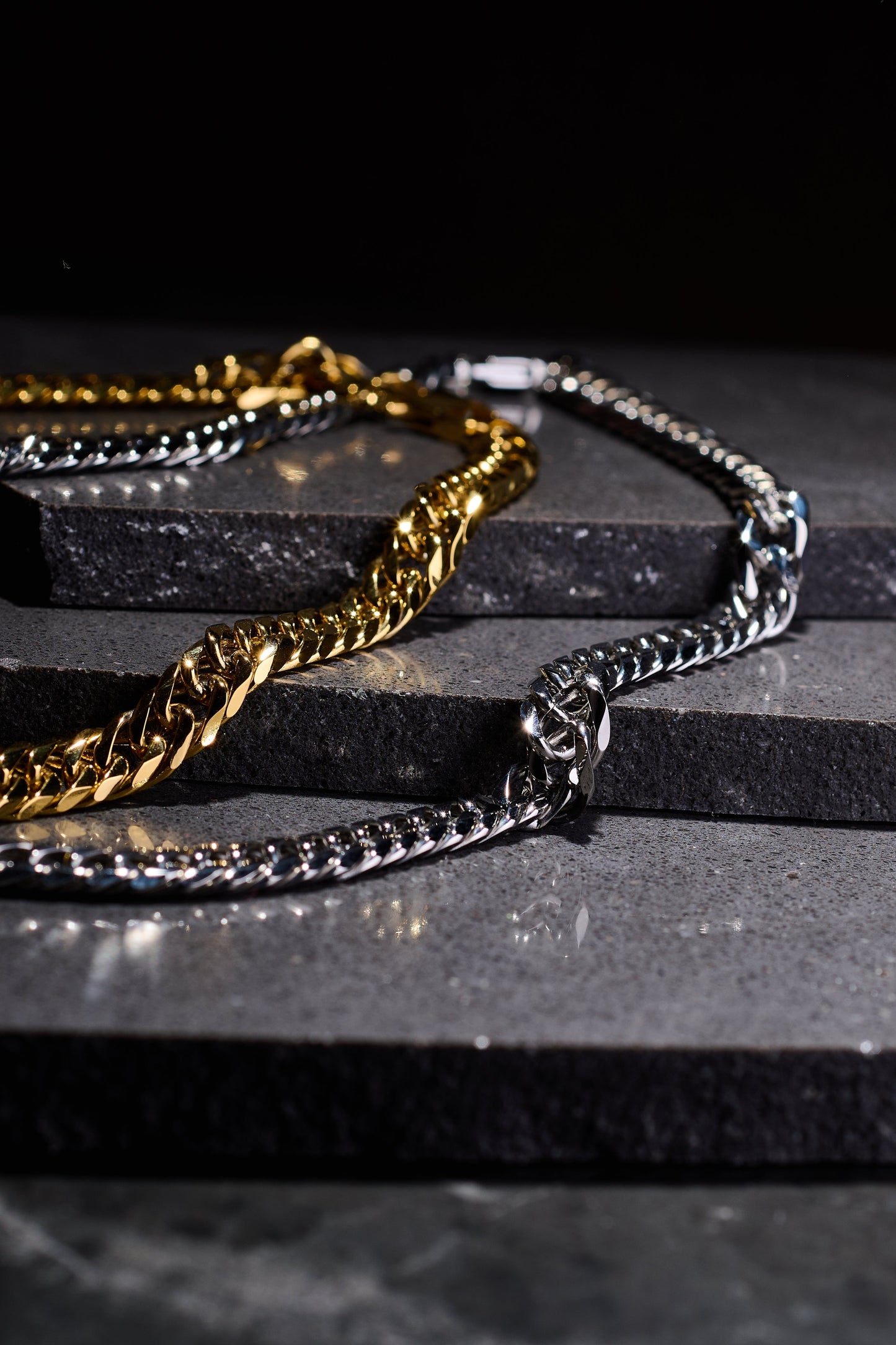 CUBAN CHAIN 10MM - SILVER - Guti Romero