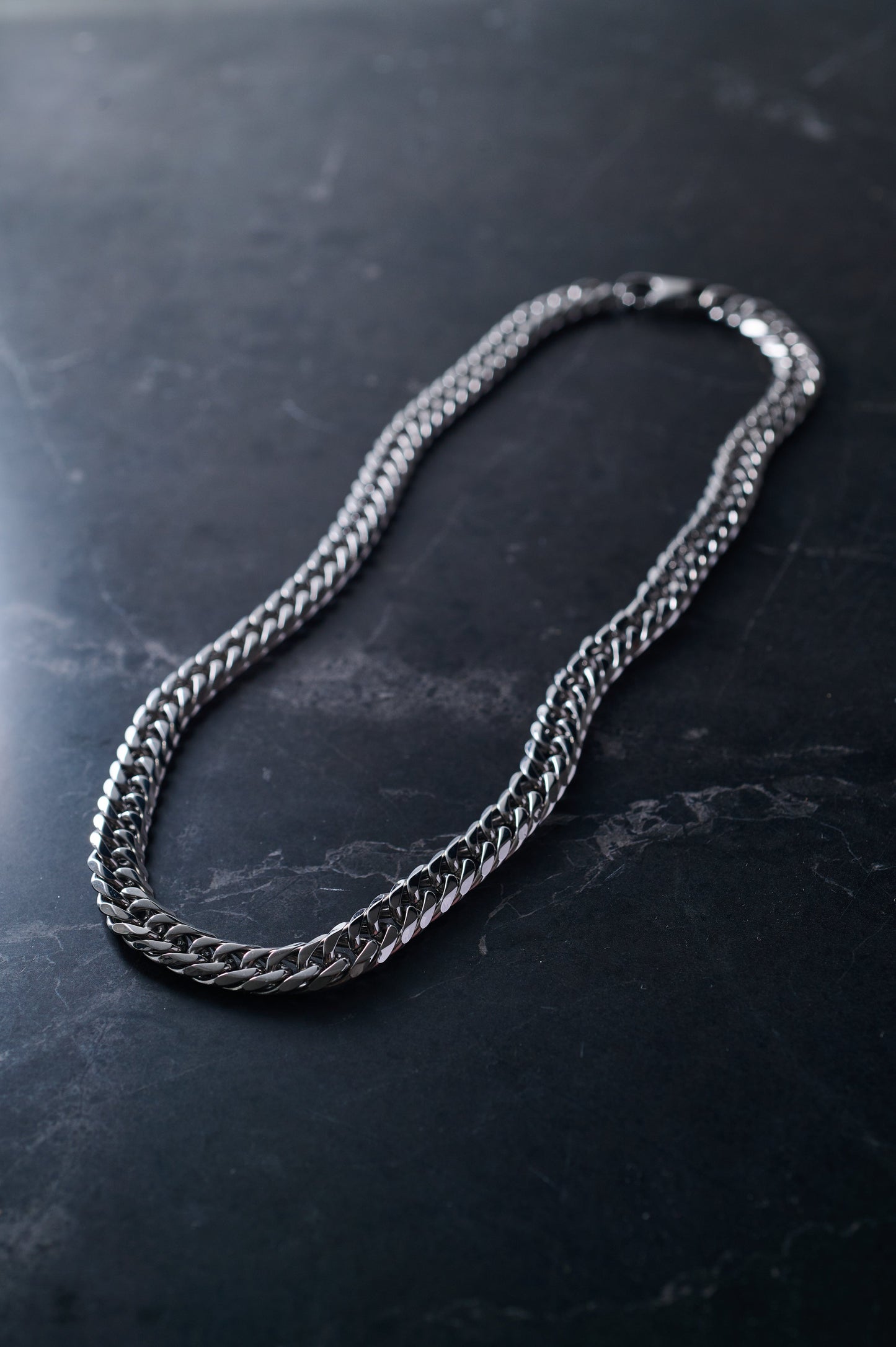 CUBAN CHAIN 10MM - SILVER - Guti Romero