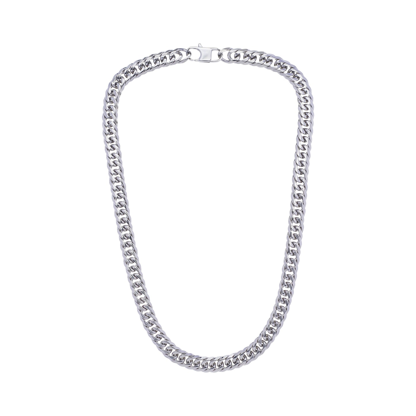 CUBAN CHAIN 10MM - SILVER - Guti Romero