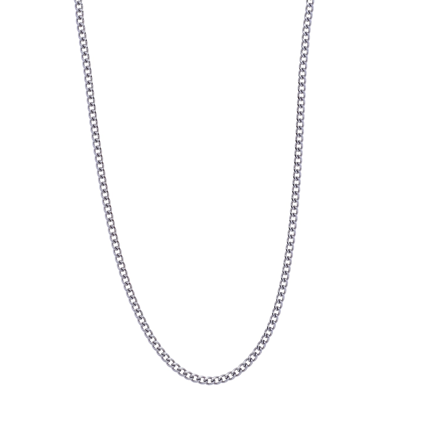 CUBAN CHAIN 4MM - SILVER - Guti Romero