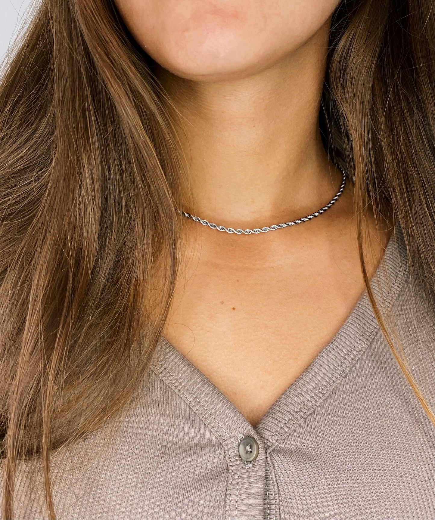 ROPE CHAIN 3MM - SILVER - Guti Romero