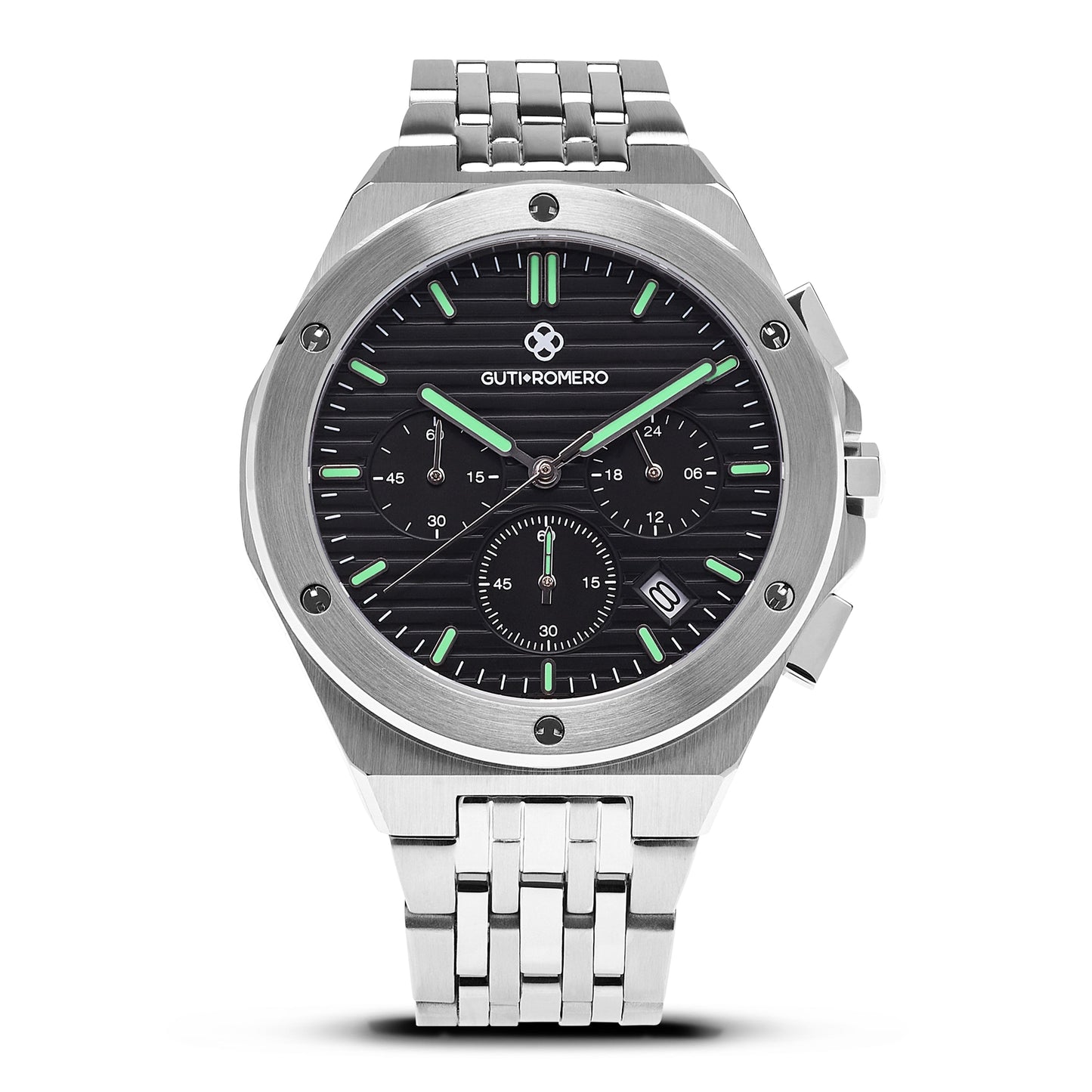 SILVER JETLINER - BLACK DIAL - Guti Romero