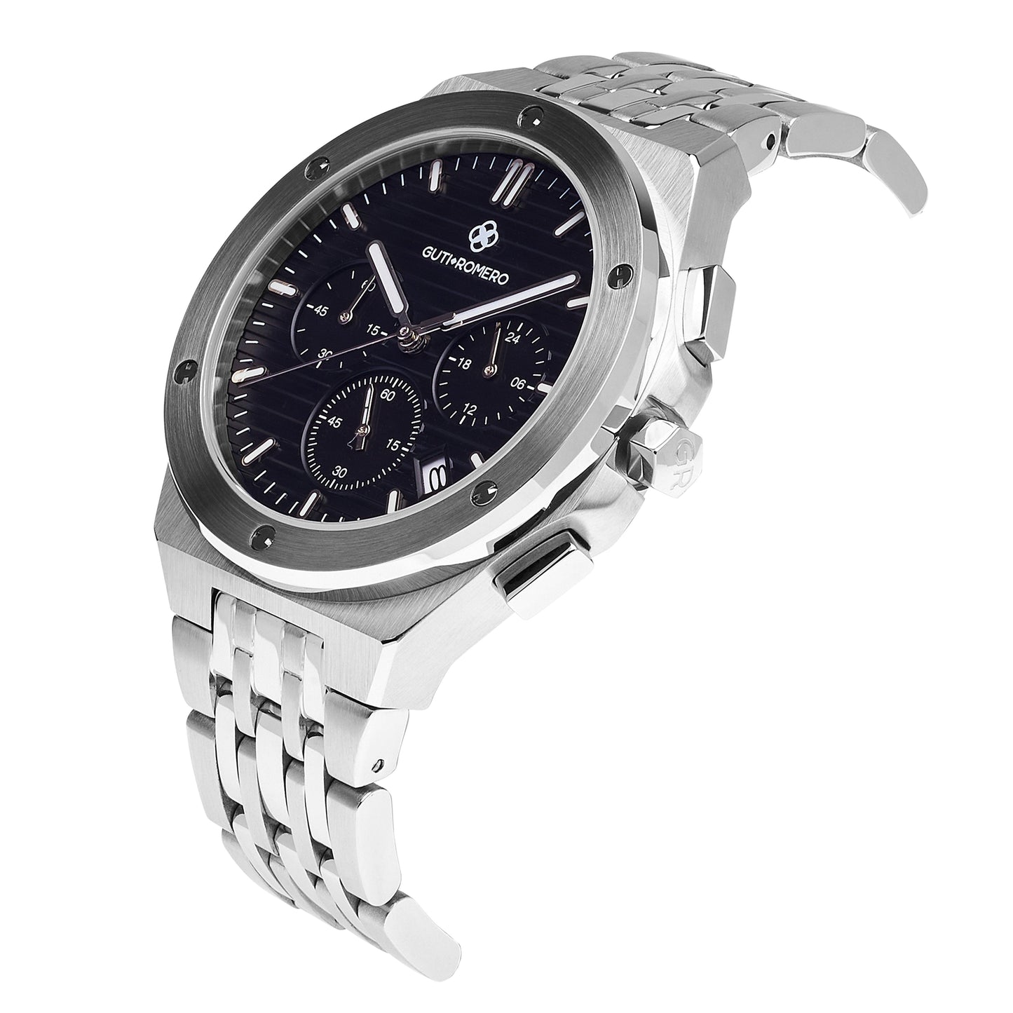 SILVER JETLINER - BLACK DIAL - Guti Romero