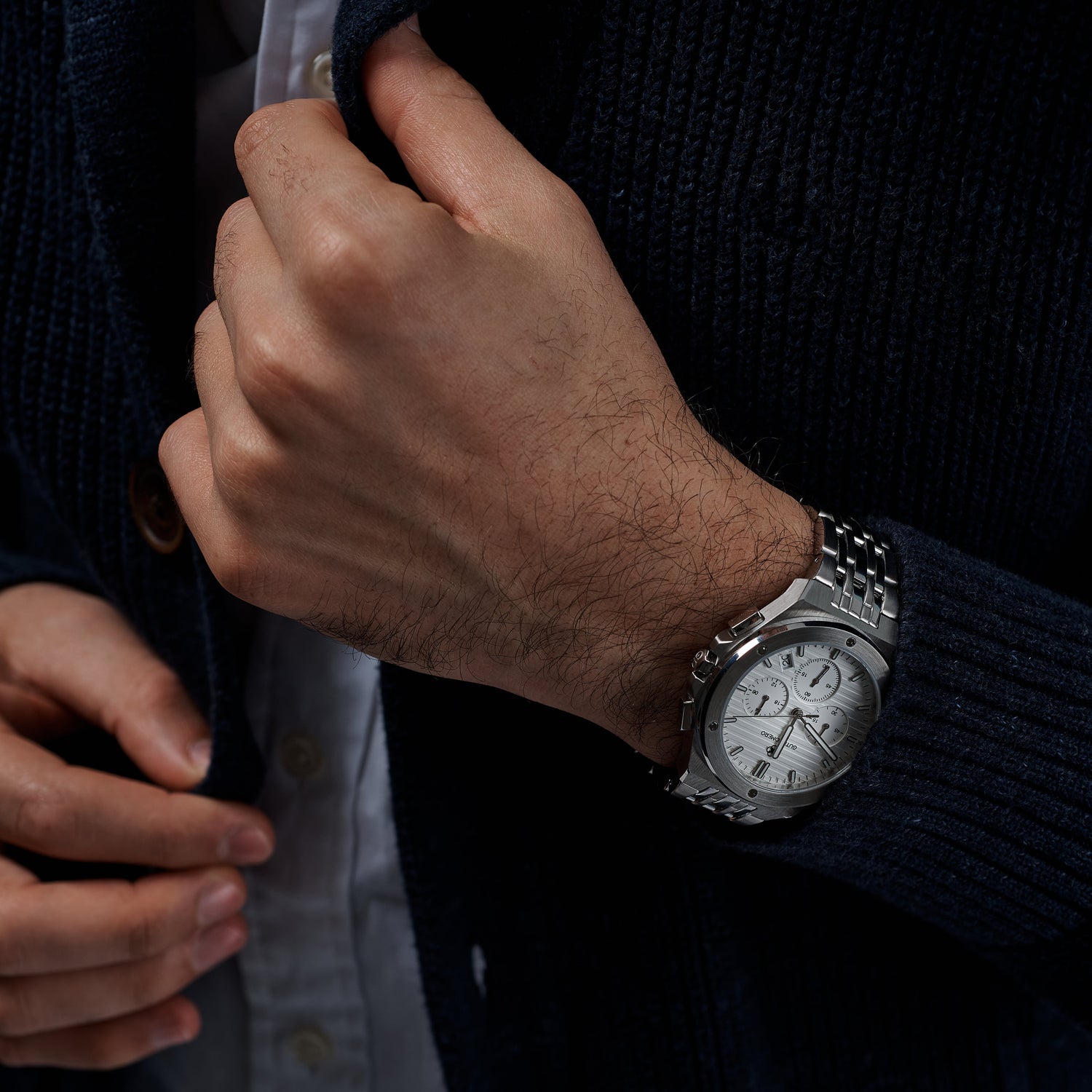SILVER JETLINER - WHITE DIAL - Guti Romero
