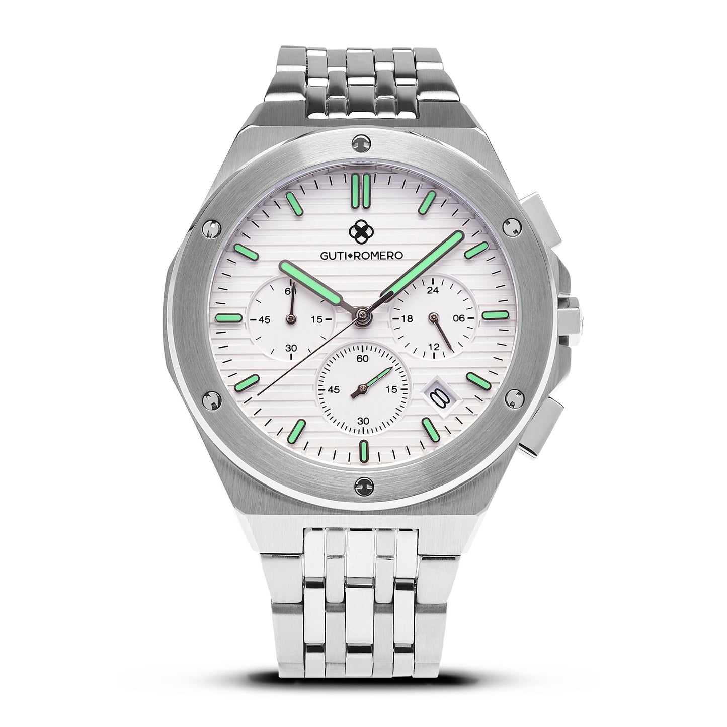 SILVER JETLINER - WHITE DIAL - Guti Romero