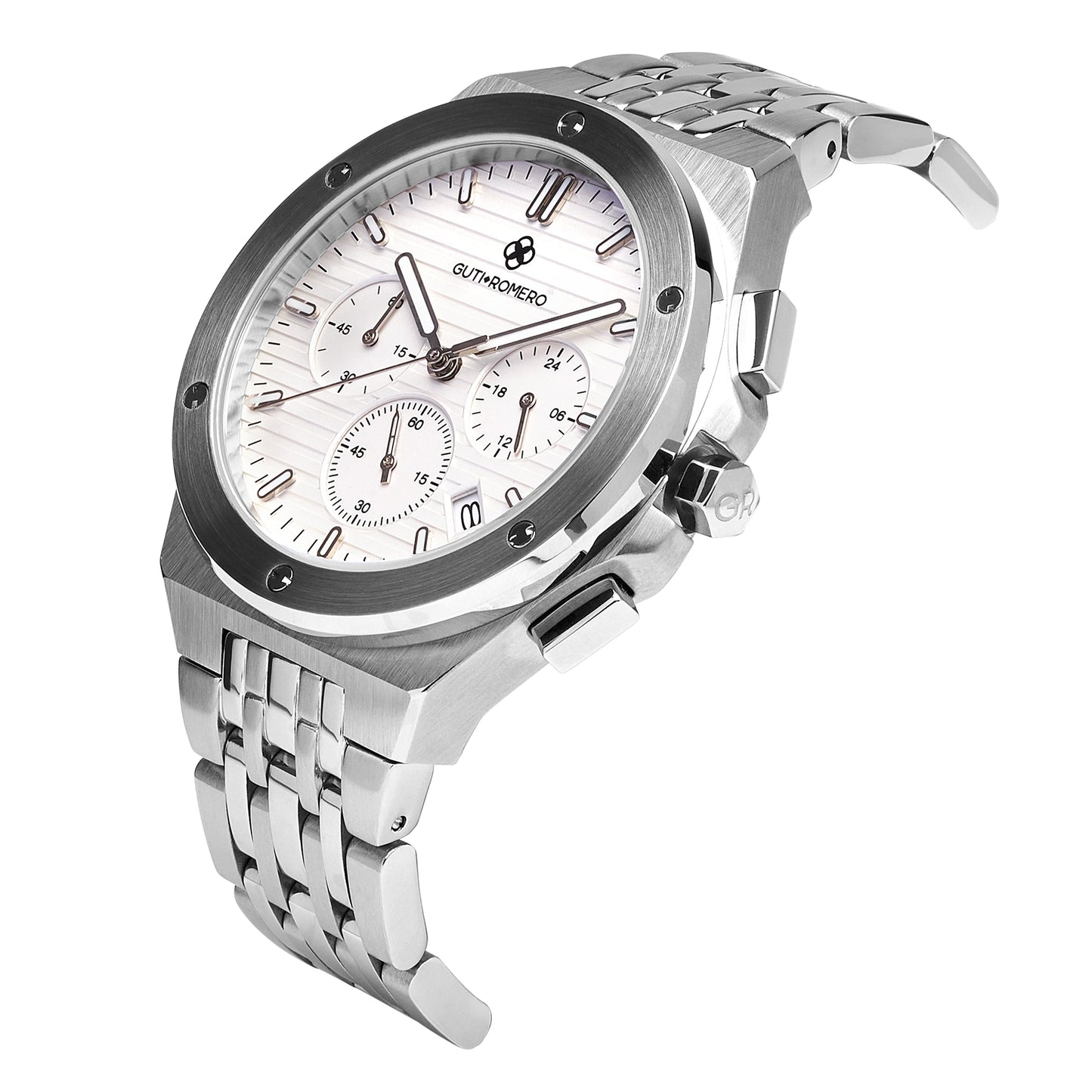 SILVER JETLINER - WHITE DIAL - Guti Romero