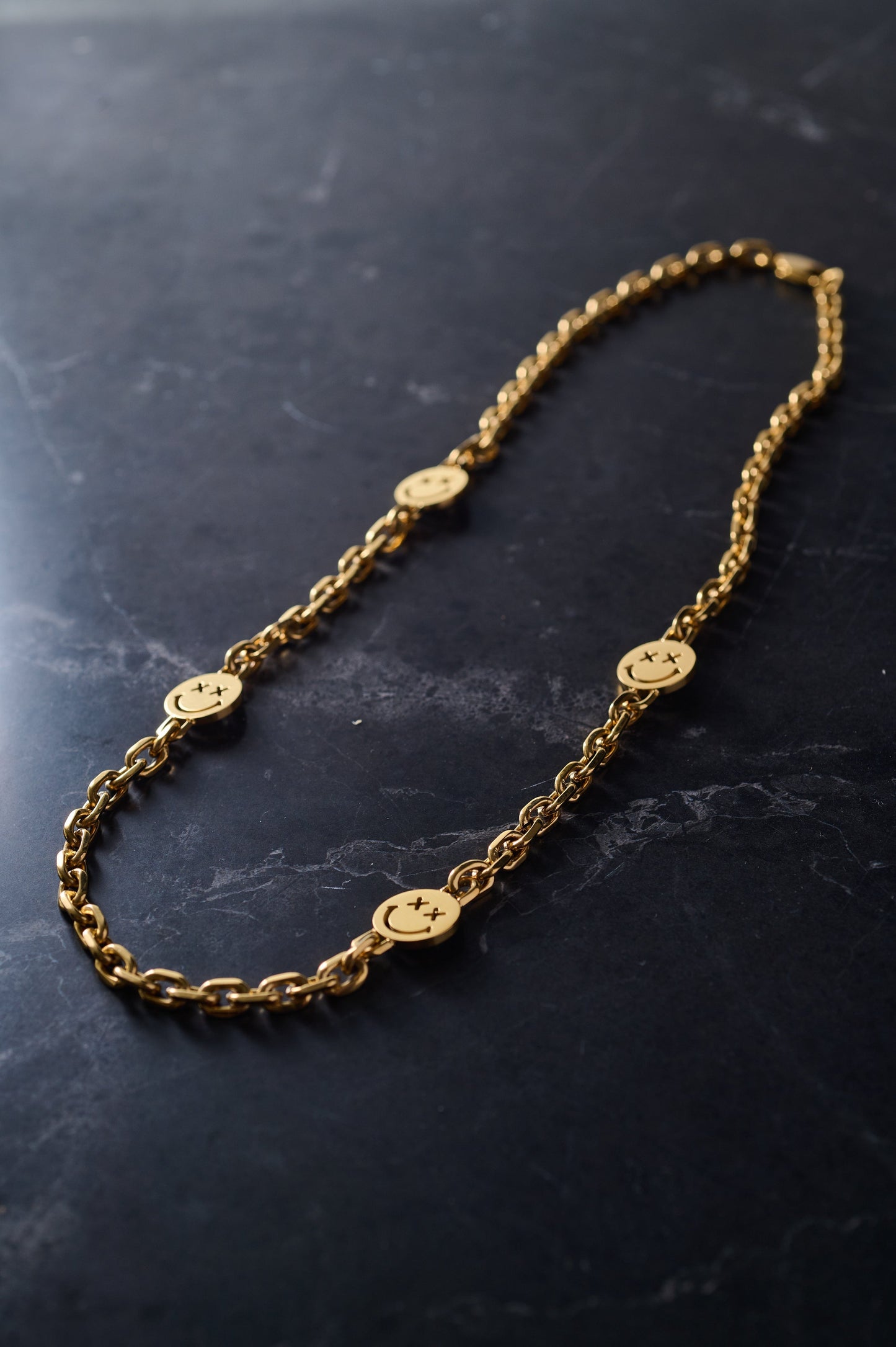 SMILE CABLE CHAIN - 6MM GOLD - Guti Romero