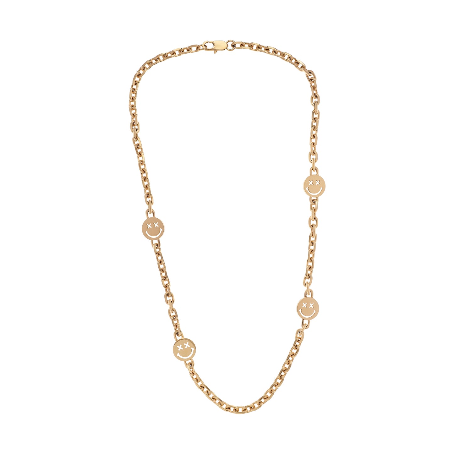 SMILE CABLE CHAIN - 6MM GOLD - Guti Romero