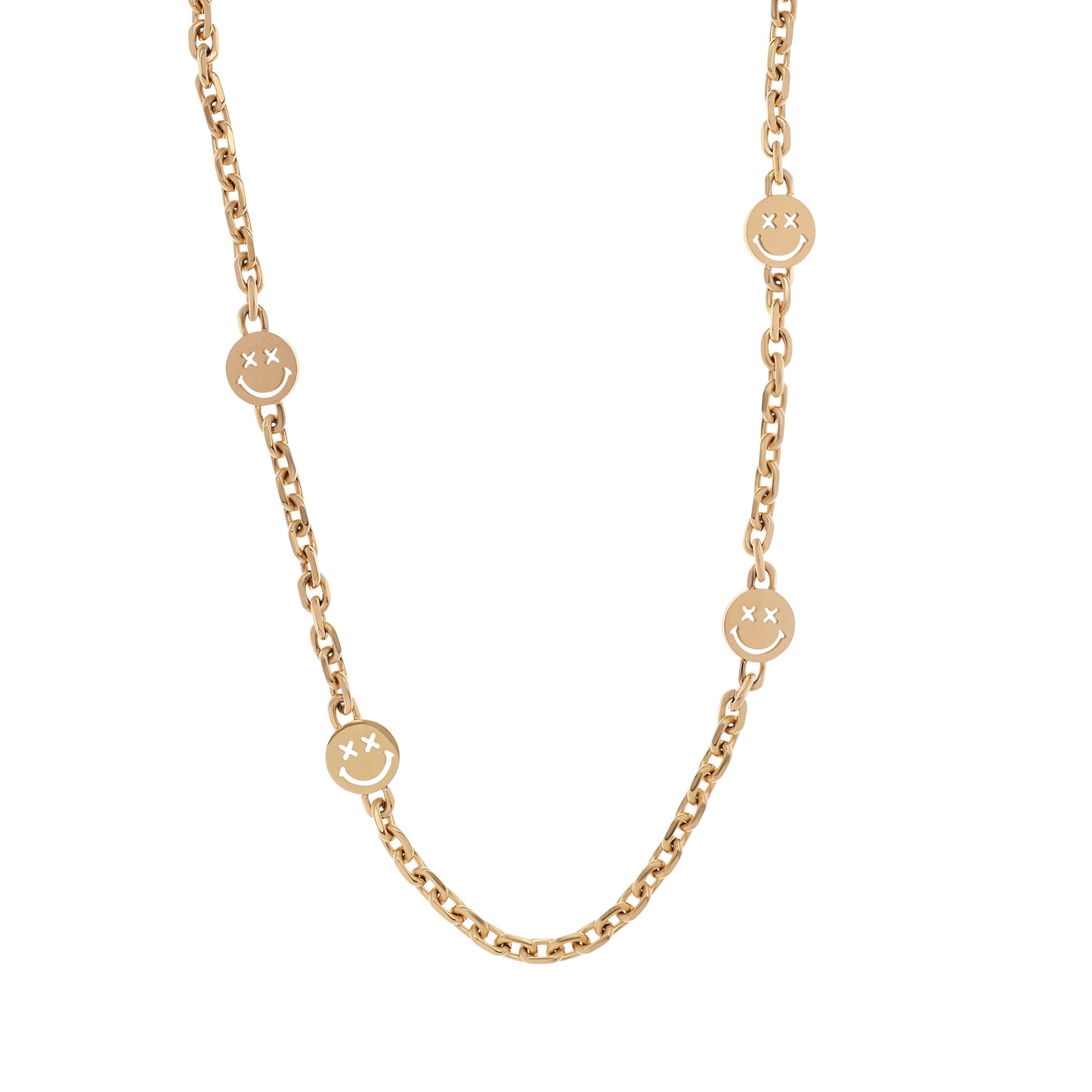 SMILE CABLE CHAIN - 6MM GOLD - Guti Romero