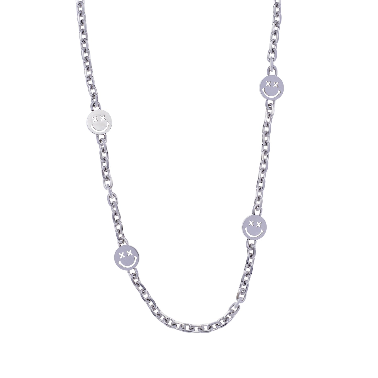 SMILE CABLE CHAIN - 6MM SILVER - Guti Romero
