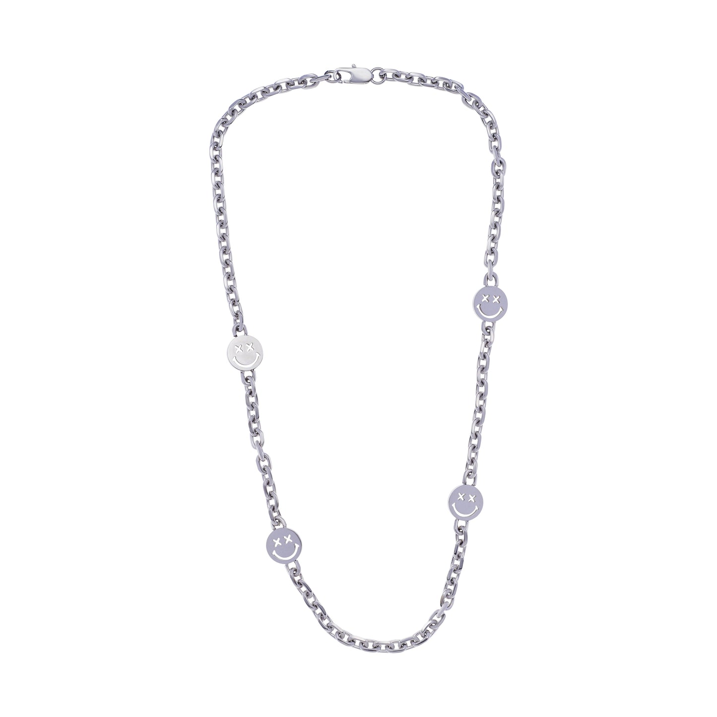 SMILE CABLE CHAIN - 6MM SILVER - Guti Romero