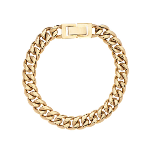 CUBAN BRACELET 10MM - GOLD - Guti Romero