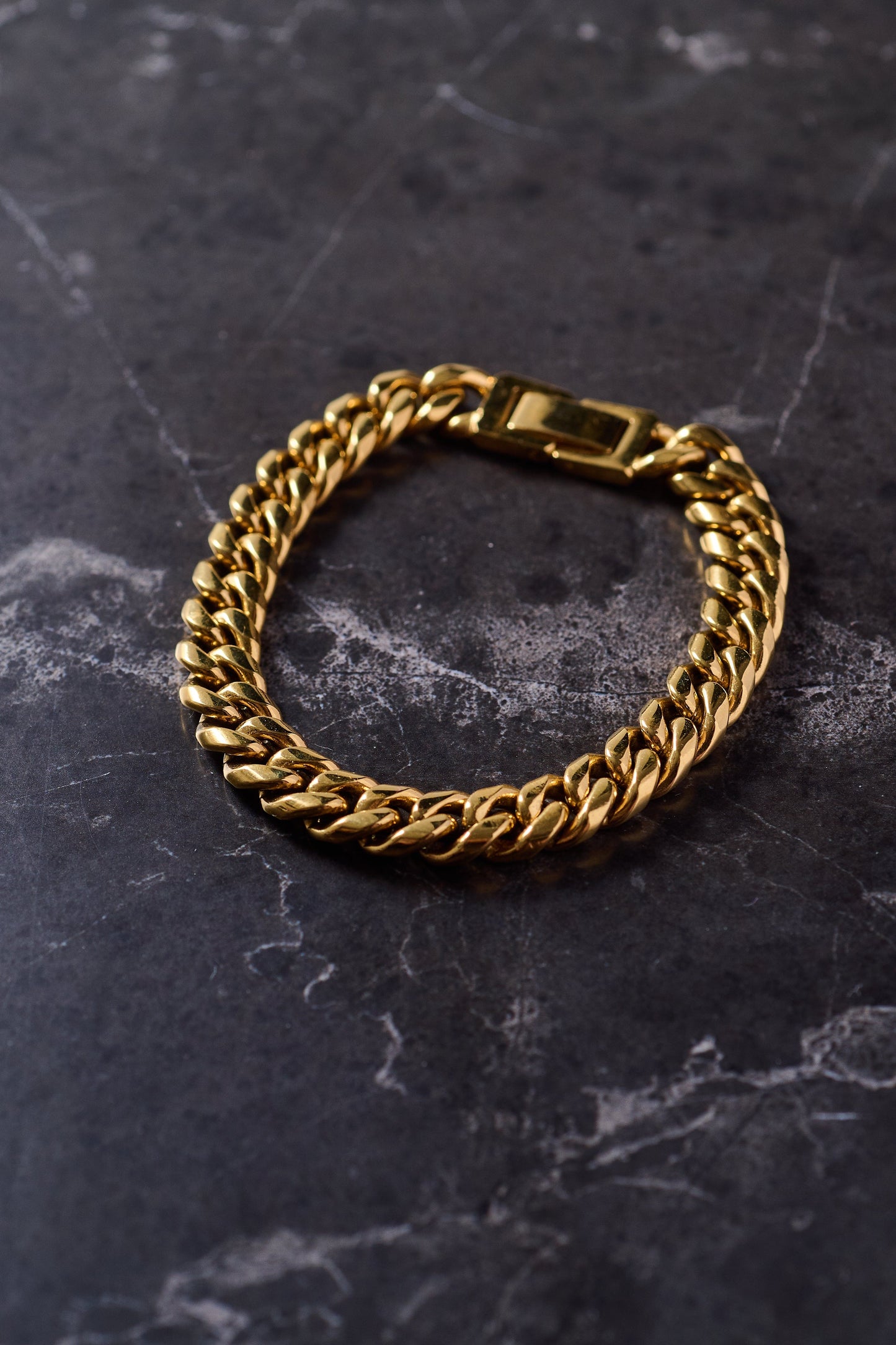 CUBAN BRACELET 8MM - GOLD - Guti Romero