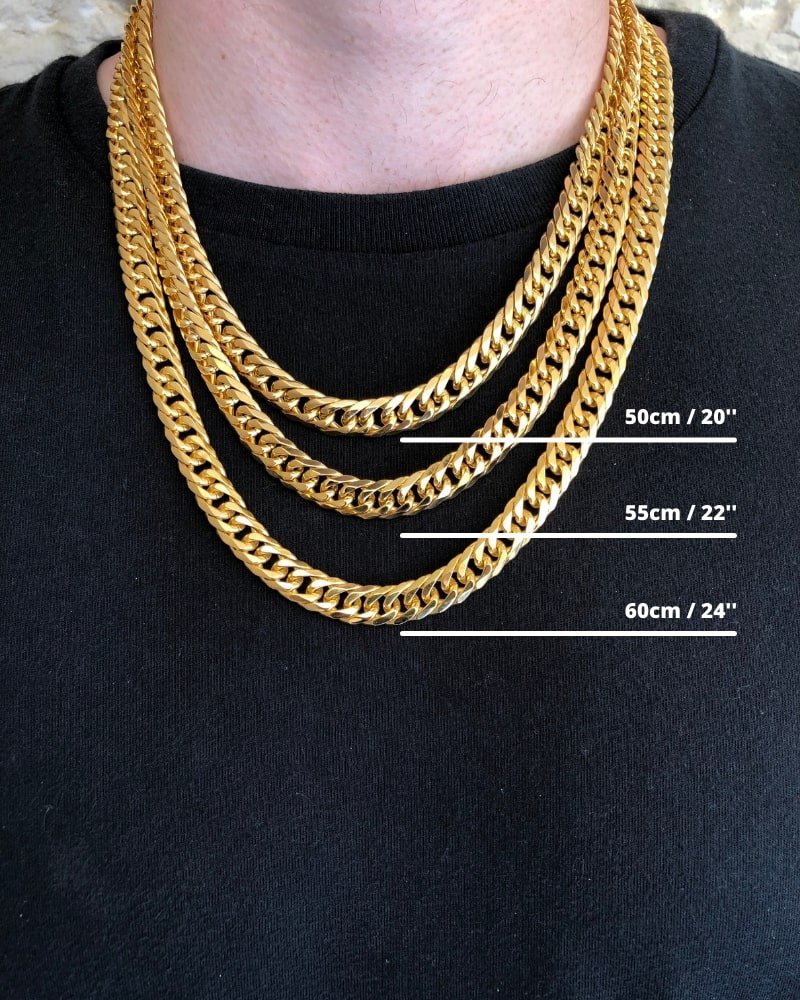 CUBAN CHAIN 10MM - GOLD - Guti Romero