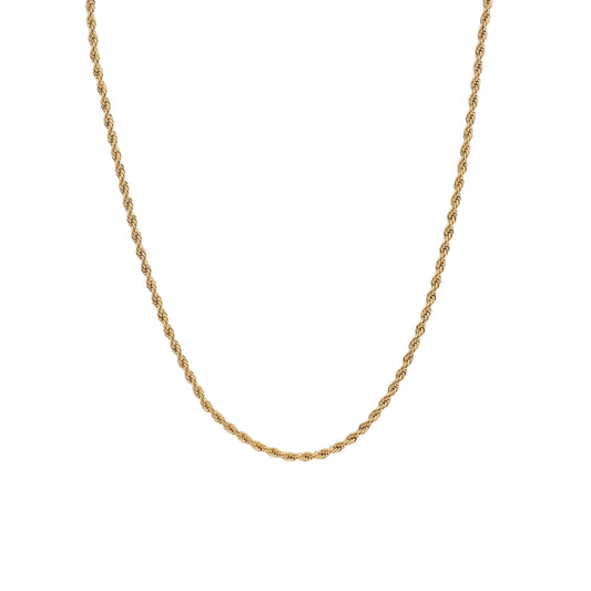 ROPE CHAIN 3MM - GOLD - Guti Romero