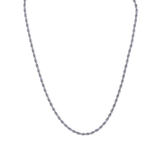 ROPE CHAIN 3MM - SILVER - Guti Romero