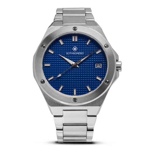 SILVER MATRIX - BLUE DIAL - Guti Romero